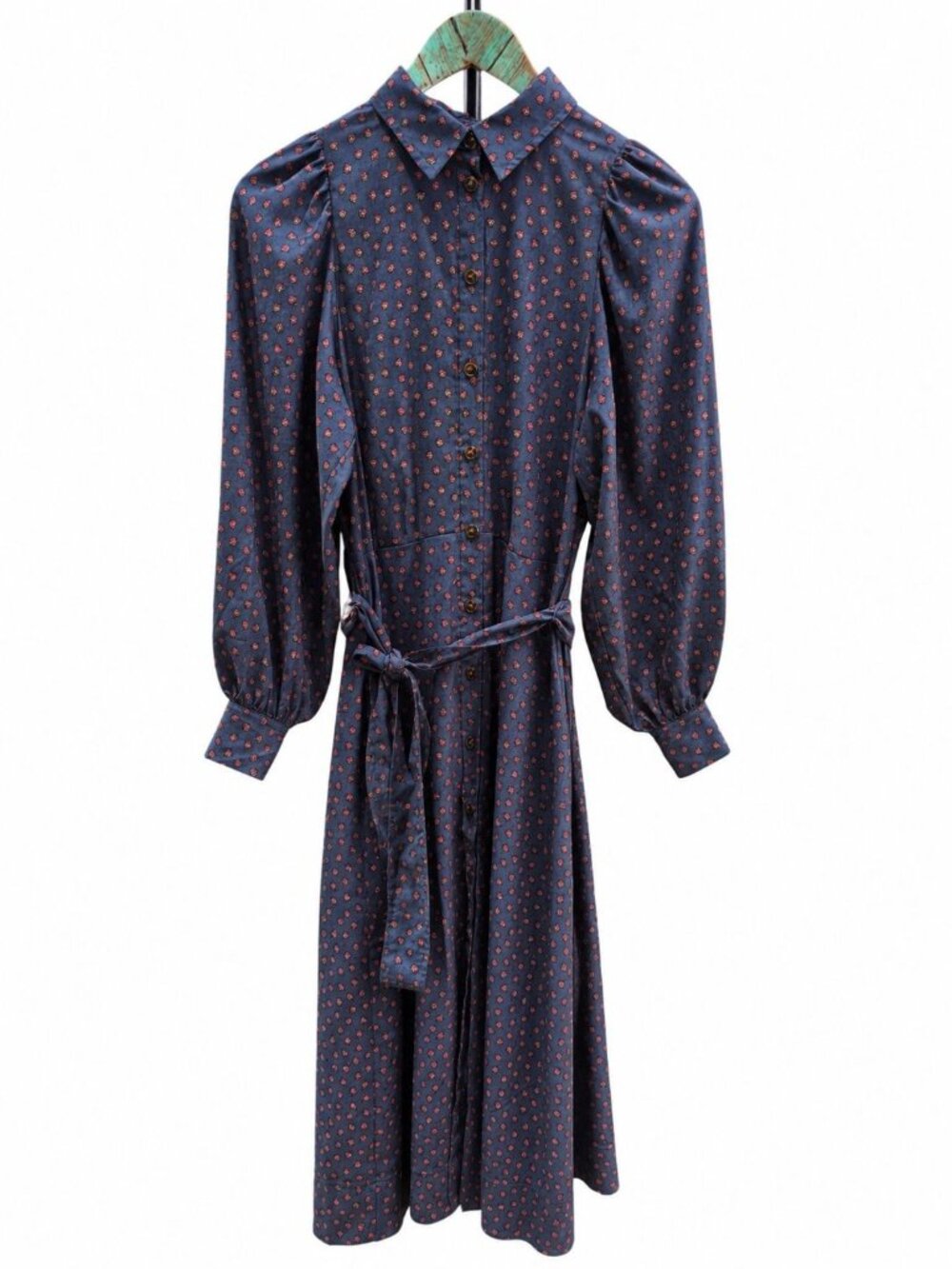 Ann Taylor A-Line All Over Heart Pattern Maxi Dress, Sz 8, NWOT